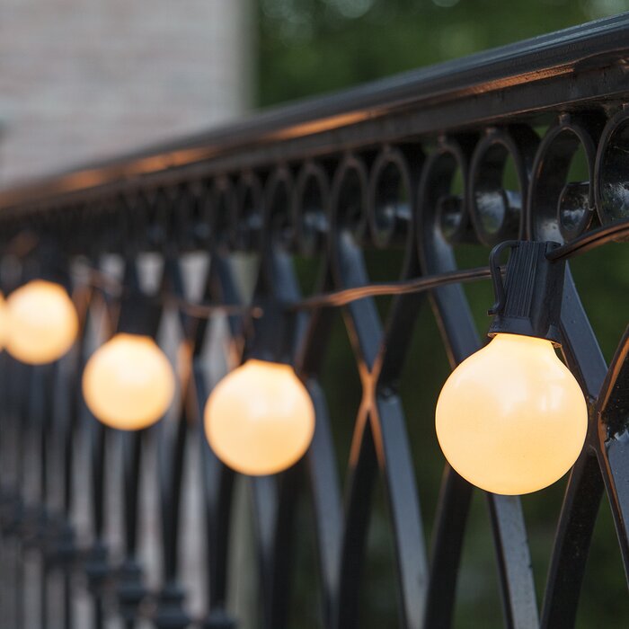 Shrum 15'' 15 - Bulb Globe String Light (End to End Connectable)