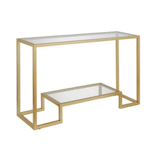 Load image into Gallery viewer, Gold Shumake Console Table
