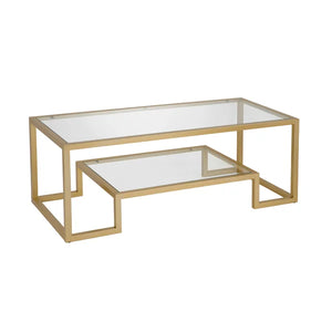 Shumake Frame Coffee Table with Storage 17 x 45 x 20