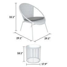 Load image into Gallery viewer, Sia 2 - Person Seating Group with Cushions (Set of 3) MRM3058
