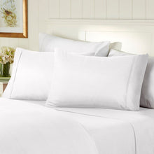 Load image into Gallery viewer, Twin XL White Sianna Sheet Set GL2027
