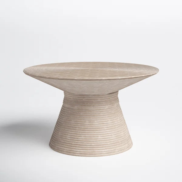 Siddell Steel Pedestal Coffee Table