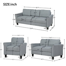Load image into Gallery viewer, Sighfrith Armrest 2 Piece Standard Living Room Set (2 boxes) #AD280
