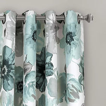 Load image into Gallery viewer, Sikora Floral Room Darkening Thermal Curtain Panels 52 x 108 (Set of 2)
