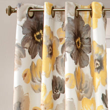 Load image into Gallery viewer, Sikora Floral Room Darkening Thermal Grommet Curtain Panels (Set of 2) EC1238
