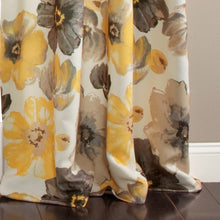 Load image into Gallery viewer, Sikora Floral Room Darkening Thermal Grommet Curtain Panels (Set of 2) EC1238
