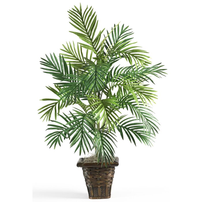 Silk Areca Palm Floor Plant with Planter #1973HW