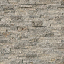 Load image into Gallery viewer, Silver Travertine 6&quot; x 24&quot; Natural Stone Mosaic Tile 6505RR (15 boxes)
