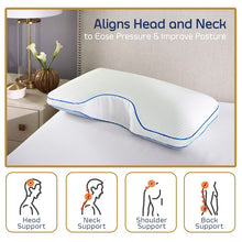 Load image into Gallery viewer, Silvestri Memory Foam Firm Support Pillow, King
