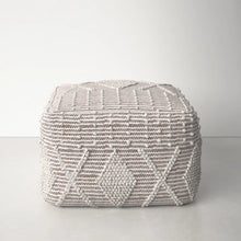 Load image into Gallery viewer, Simon Upholstered Pouf, 16.5&quot; H x 26&quot; W x 26&quot; D
