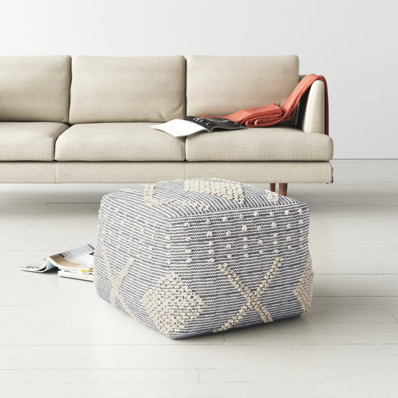 Simon Upholstered Pouf 16.5