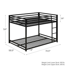 Load image into Gallery viewer, Simoneau Standard Bunk Bed by Harriet Bee MRM2594
