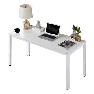 29.3" H x 23.6" W x 55.1" D White Simple Desk MRM2333