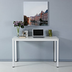 29.3" H x 23.6" W x 55.1" D White Simple Desk MRM2333