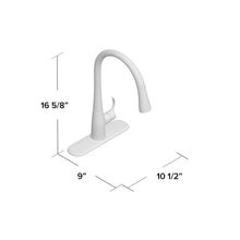 Load image into Gallery viewer, K-596-CP Simplice Pull-Down Single Handle Kitchen Faucet with Sweep Spray and DockNetik® MRM871
