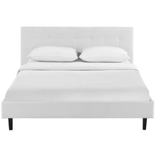 Load image into Gallery viewer, White Full Upholstered Platform Bed (439MM)
