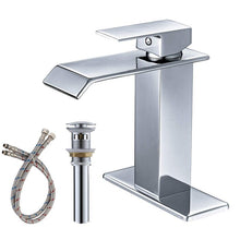 Load image into Gallery viewer, Single Hole Faucet Single-handle Bathroom Faucet with Drain Assembly
