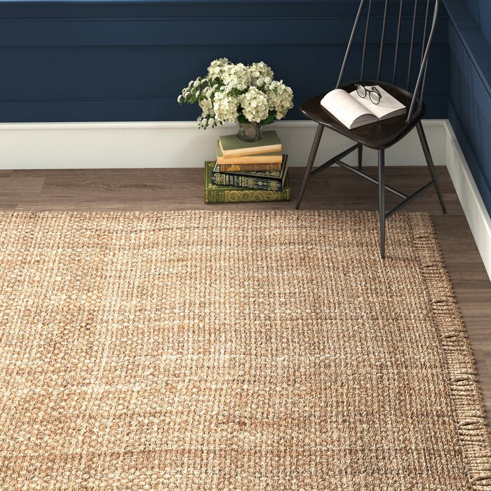 Handmade Flatweave Jute Natural Area Rug (127MM)