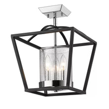 Load image into Gallery viewer, Skegness 3 - Light 11.75&#39;&#39; Lantern Geometric Semi Flush Mount
