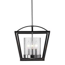 Load image into Gallery viewer, Skegness 3 - Light 11.75&#39;&#39; Lantern Geometric Semi Flush Mount
