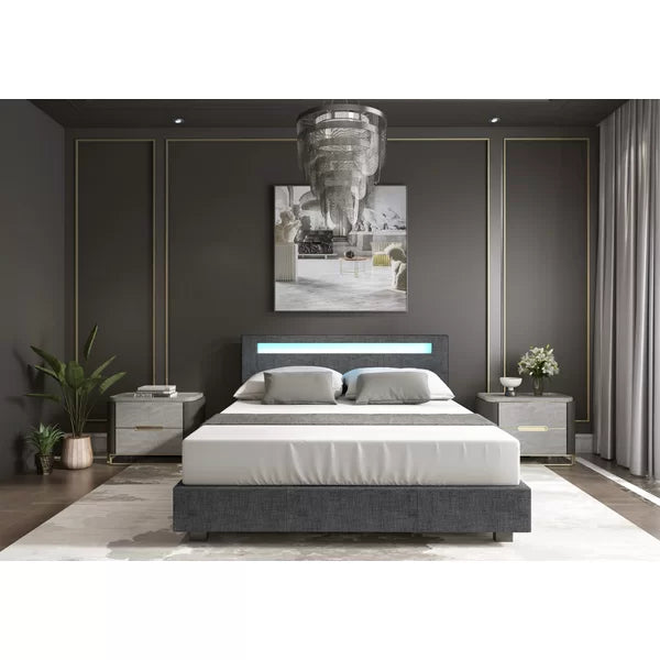 Skofte Upholstered Low Profile Platform Bed king