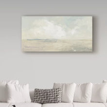 Load image into Gallery viewer, 24&quot; H x 47&quot; W x 2&quot; D Sky And Sand Pastel by Julia Purinton - Print on Canvas
