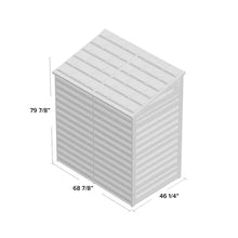 Load image into Gallery viewer, Skylight 4 ft. W x 6 ft. D Polycarbonate Lean-To Tool Shed
