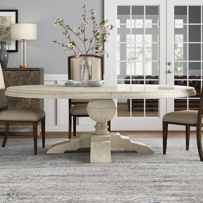 Slade Pedestal Extendable Dining Table