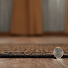 Load image into Gallery viewer, Slauson Geometric Handwoven Area Rug in Black/Tan 2&#39;10&quot; x 3&#39;
