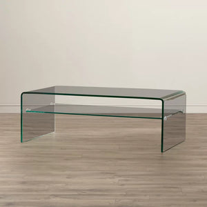 Sled Coffee Table with Storage, 14'' H x 39.5'' L x 21.7'' D