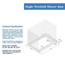 Load image into Gallery viewer, DLT-1132600 SlimLine 60&quot; x 32 Single Threshold Shower Base MRM442
