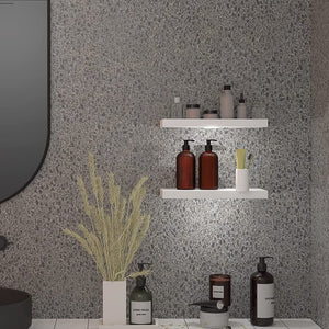 1.2" H x 17" W x 7.5" D Sluiter Floating Wall Shelf