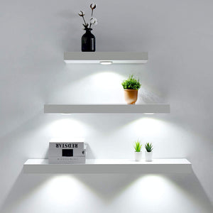 1.2" H x 17" W x 7.5" D Sluiter Floating Wall Shelf