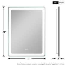 Load image into Gallery viewer, Snelling Modern &amp; Contemporary Frameless Lighted Bathroom Mirror 7607RR
