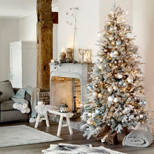 Load image into Gallery viewer, Snowy Imperial White Pine 9&#39; Artificial Christmas Tree 3226RR
