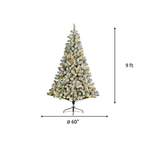 Snowy Imperial White Pine 9' Artificial Christmas Tree 3226RR