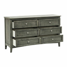 Load image into Gallery viewer, Gray Socorro 6 Drawer Double Dresser 1189CDR
