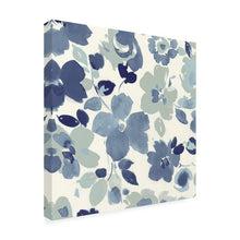 Load image into Gallery viewer, 18&quot; H x 18&quot; W x 2&quot; D Soft Blue Florals III by Wild Apple Portfolio Wrapped Canvas Painting
