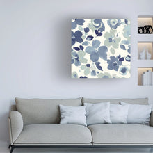 Load image into Gallery viewer, 18&quot; H x 18&quot; W x 2&quot; D Soft Blue Florals III by Wild Apple Portfolio Wrapped Canvas Painting

