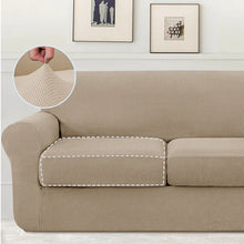 Load image into Gallery viewer, Soft Stretch Separate Box Cushion Loveseat Slipcover
