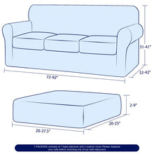 Load image into Gallery viewer, Soft Stretch Separate Box Cushion Sofa Slipcover 6912RR/GL
