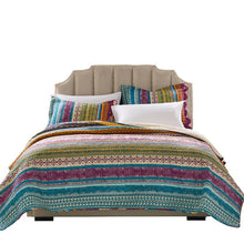 Load image into Gallery viewer, 2 Standard Shams Sohil Standard Cotton 230 TC Reversible Quilt Set, EC1085
