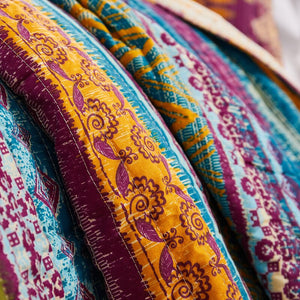 2 Standard Shams Sohil Standard Cotton 230 TC Reversible Quilt Set, EC1085