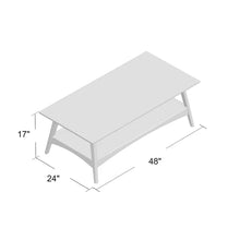 Load image into Gallery viewer, Soho 4 Legs Coffee Table with Storage *AS-IS*

