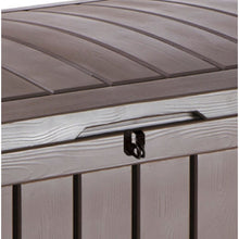 Load image into Gallery viewer, Sol 72 Outdoor™ Surbit 101 Gallons Gallon Water Resistant Resin Lockable Deck Box in Brown 1952AH
