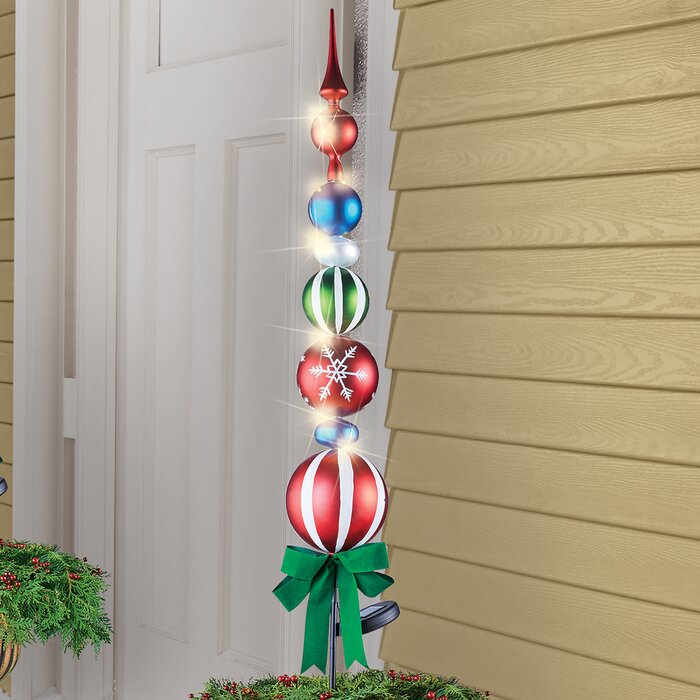 Solar Powered Christmas Garden Stake