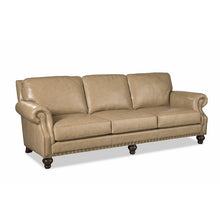 Load image into Gallery viewer, Solerno 100&#39;&#39; Genuine Leather Rolled Arm Sofa 7321RR
