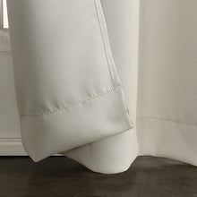Load image into Gallery viewer, 40&quot; x 108&quot; Solid Blackout Grommet Curtain Panel, (Set of 2)
