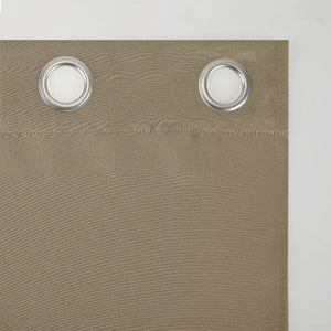 Solid Blackout Grommet Single Curtain Panel, 40" x 63" (SET OF 2)