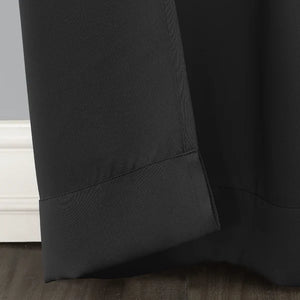 Solid Blackout Grommet Single Curtain Panel 40" x 108" (SET OF 2)
